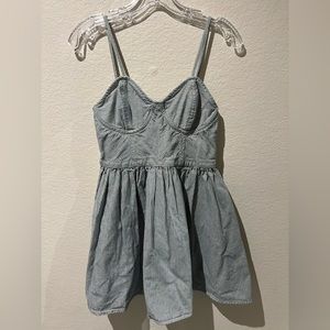 Arizona Jean co denim dress navy railroad strip 💙